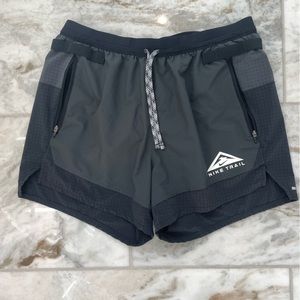 Men’s Nike trail running shorts. Medium. Black. 5” inseam